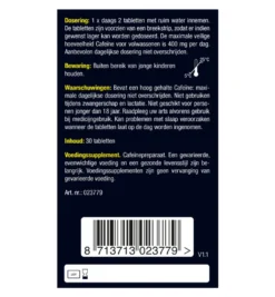 Lucovitaal Pure Cafeïne 400Mg (30 tabletten)
