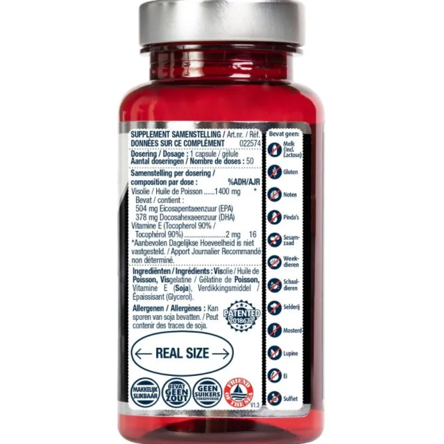 Lucovitaal Puur Omega 3 Koudwater Visolie (120 capsules)