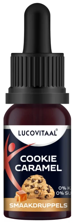 Lucovitaal Smaak Druppels -Cookie Caramel (Vegan) (20 ml)