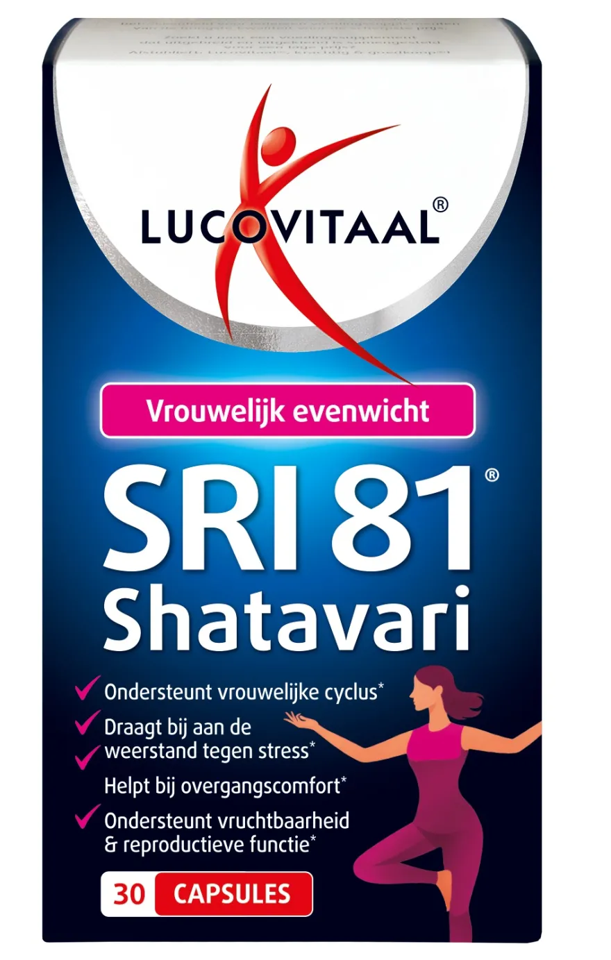 Lucovitaal SRI 81 Shatavari (30 vega capsules)