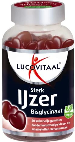 Lucovitaal Sterk IJzer Bisglycinaat (50 gummies)