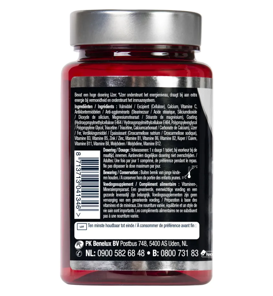 Lucovitaal Sterk IJzer Complex (30 tabletten)