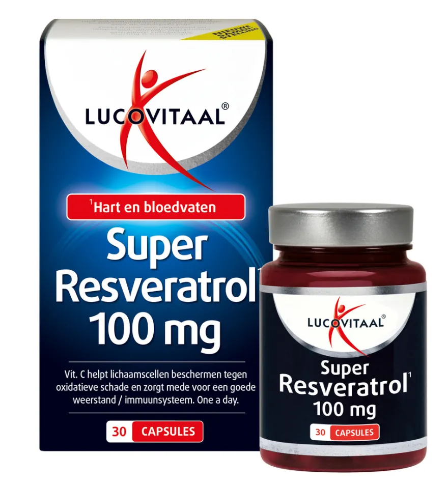 Lucovitaal Super Resveratrol 100mg (30 capsules)