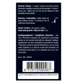 Lucovitaal Super Resveratrol 100mg (30 capsules)