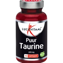Lucovitaal Taurine Puur 600mg (90 capsules)