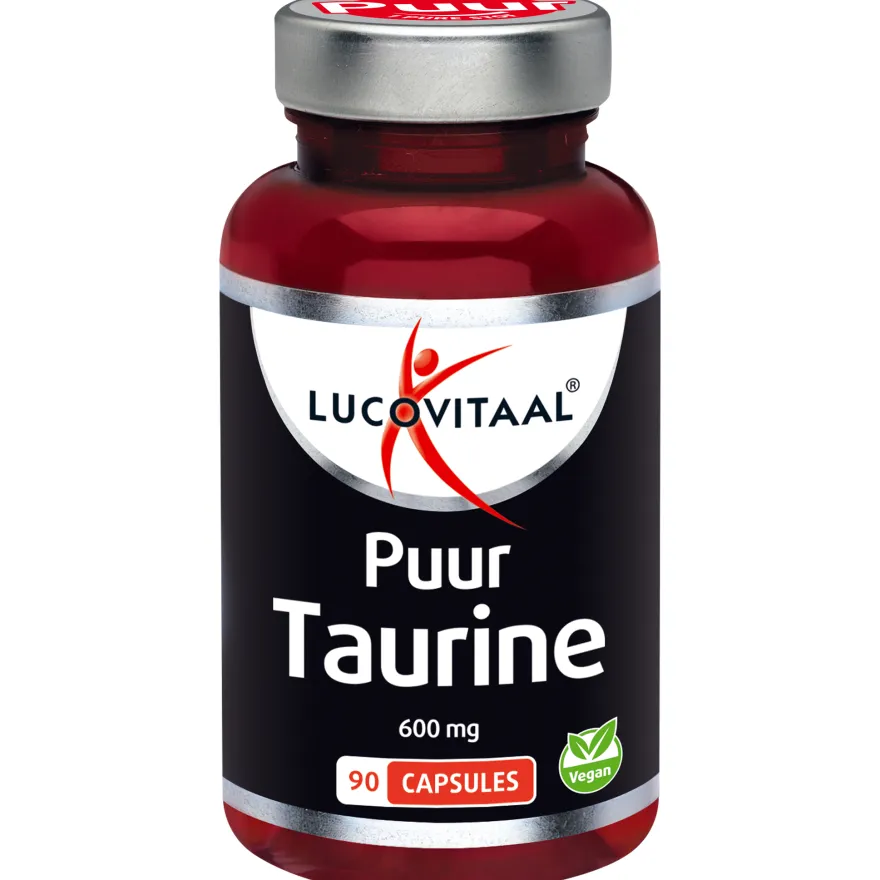 Lucovitaal Taurine Puur 600mg (90 capsules)
