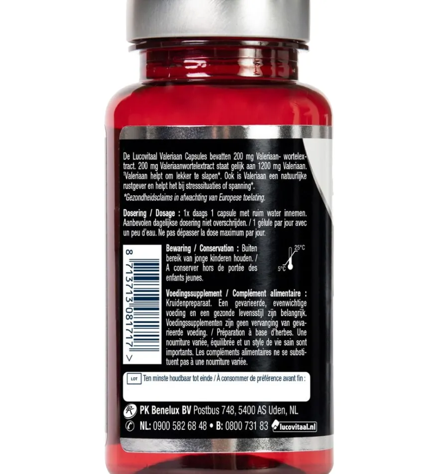 Lucovitaal Valeriaan 200mg (60 capsules)