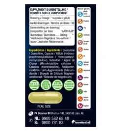 Lucovitaal Vegan Quercetine 500mg (30 capsules)