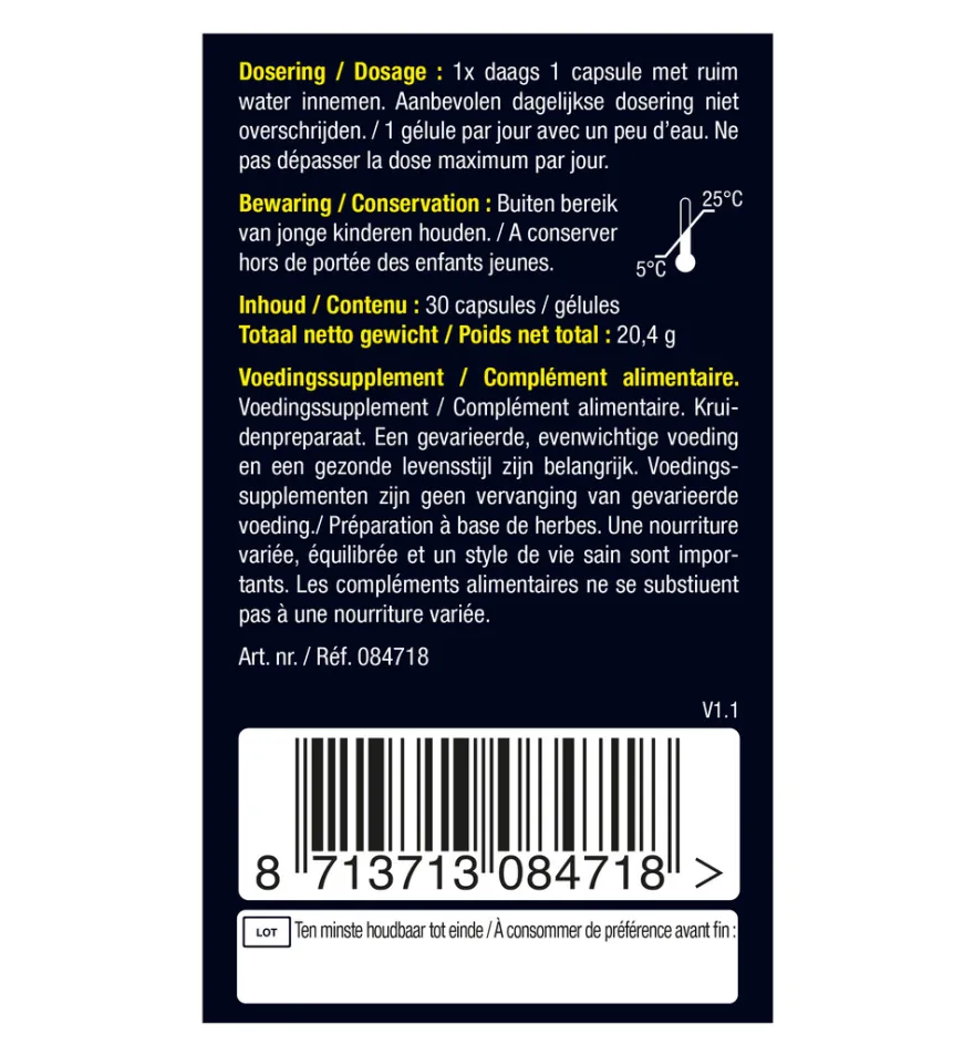 Lucovitaal Vegan Quercetine 500mg (30 capsules)