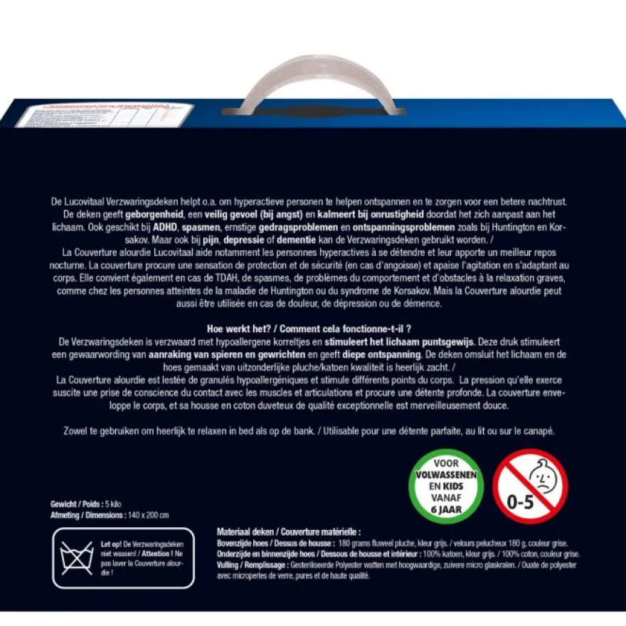 Lucovitaal Verzwaringsdeken (1 stuk)