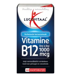 Lucovitaal Vitamine B12 1000mcg (180 kauwtabletten)