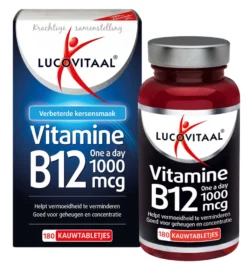 Lucovitaal Vitamine B12 1000mcg (180 kauwtabletten)