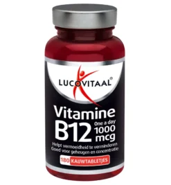 Lucovitaal Vitamine B12 1000mcg (180 kauwtabletten)