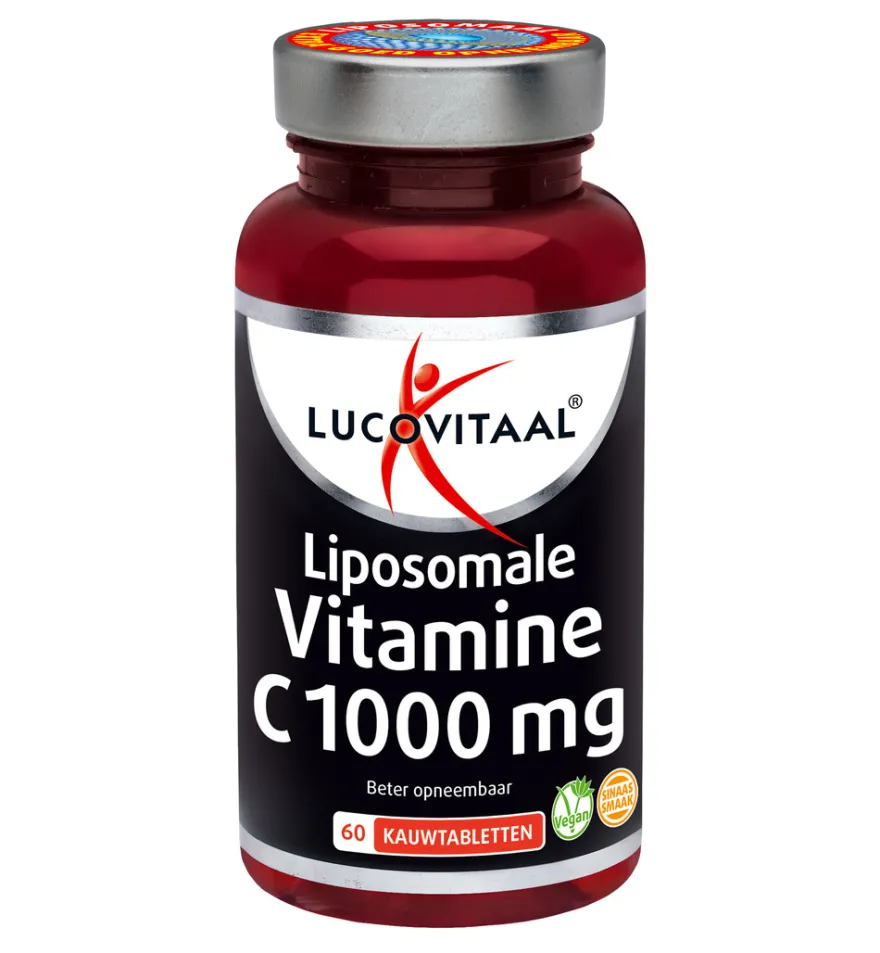 Lucovitaal Vitamine C 1000mg Liposomaal (60 kauwtabletten)