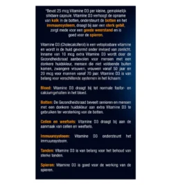 Lucovitaal Vitamine D3 25mcg (365 capsules)