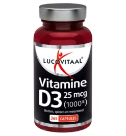 Lucovitaal Vitamine D3 25mcg (365 capsules)