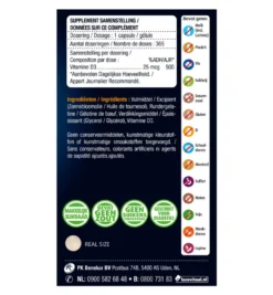 Lucovitaal Vitamine D3 25mcg (365 capsules)