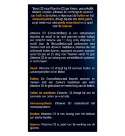 Lucovitaal Vitamine D3 25mcg (60 capsules)