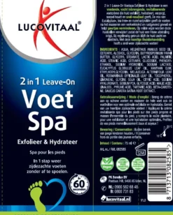 Lucovitaal Voetspa Exfolieer & Hydrateer (75 ml)