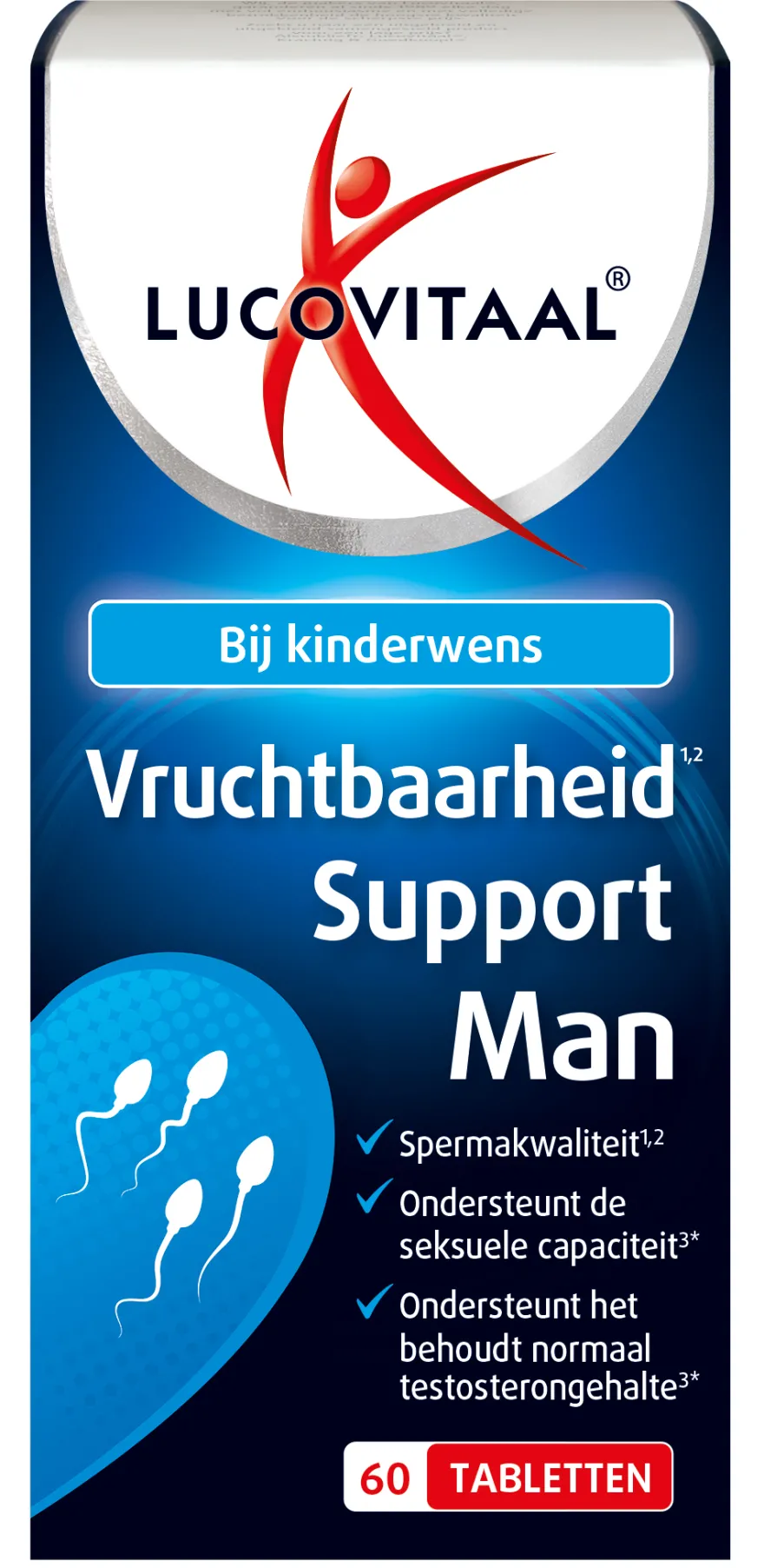 Lucovitaal Vruchtbaarheid Support Man (60 tabletten)