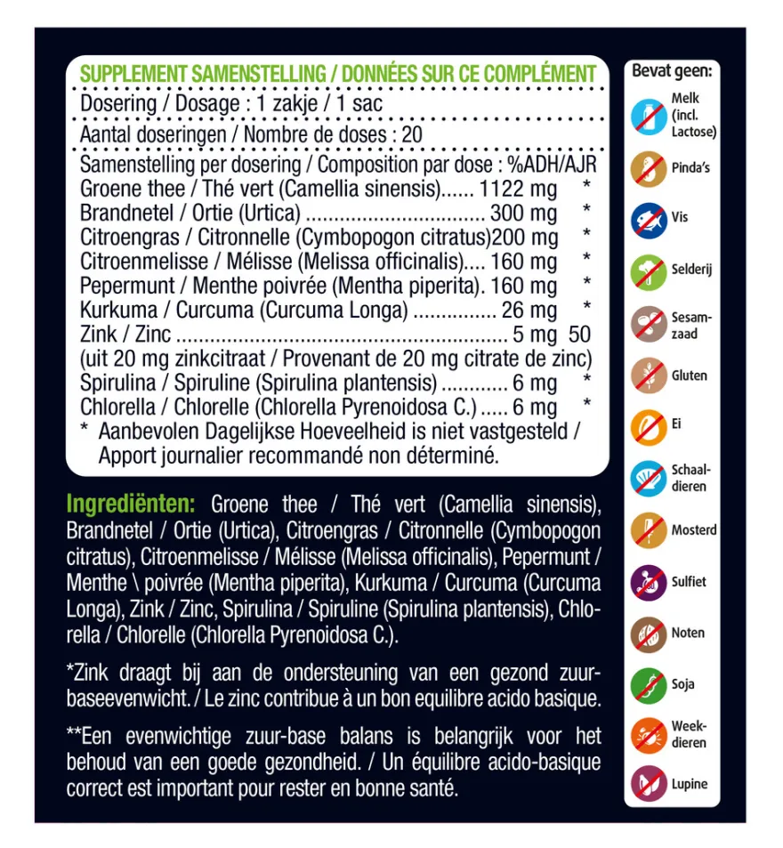 Lucovitaal Zuur Base Balans Thee (20 zakjes)