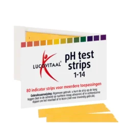 Lucovitaal Zuur Base pH Test Strips (80 stuks)