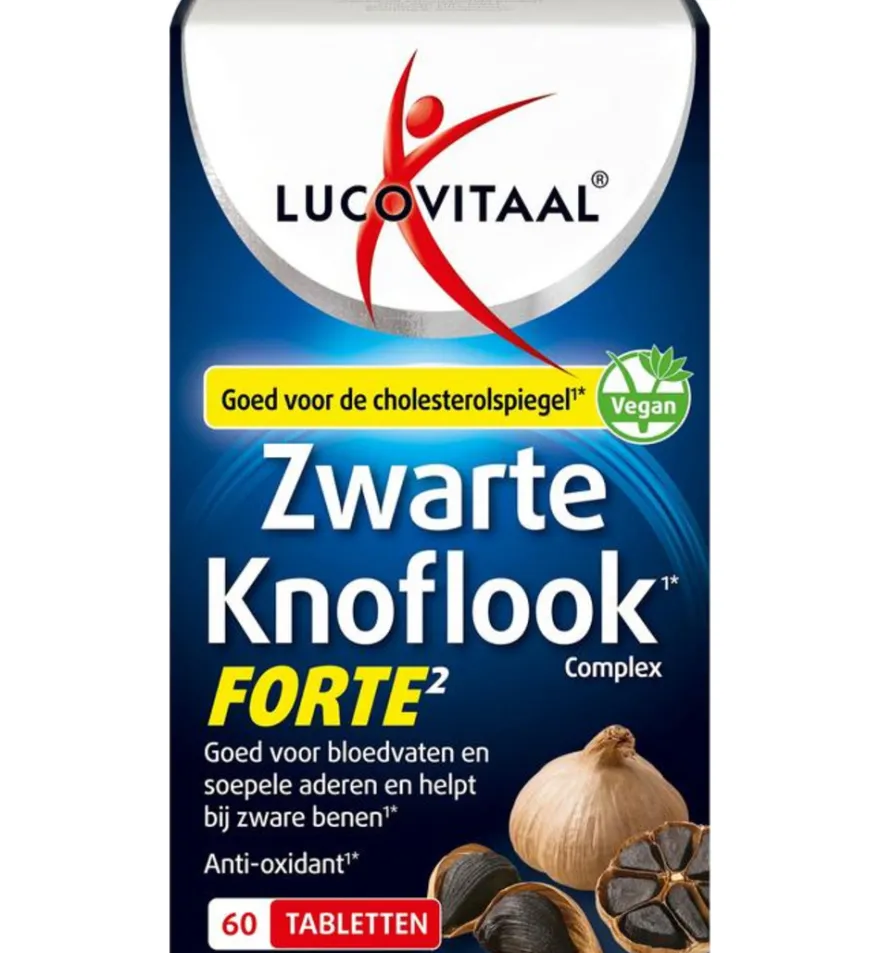 Lucovitaal Zwarte Knoflook Forte (60 tabletten)