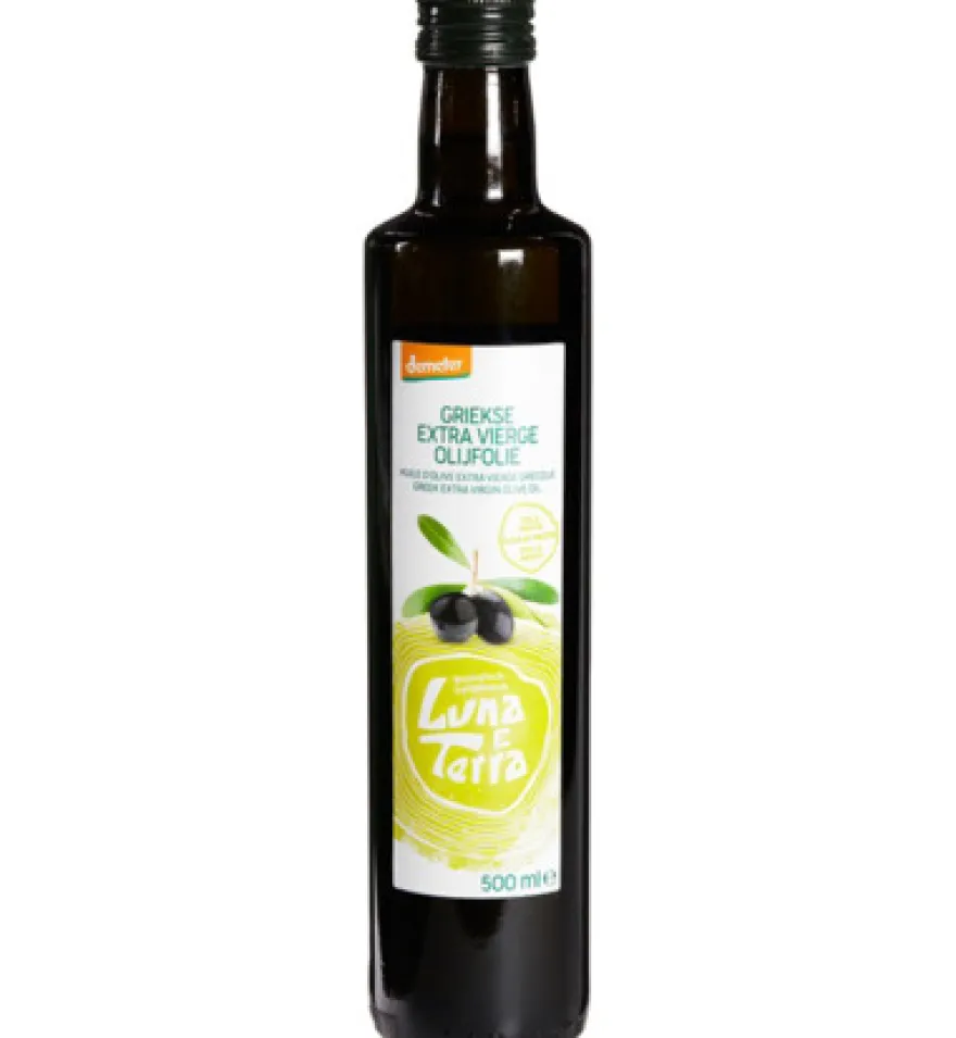Luna E Terra Olijfoliegriek Extra Vierge Bio Demeter (500 ml)