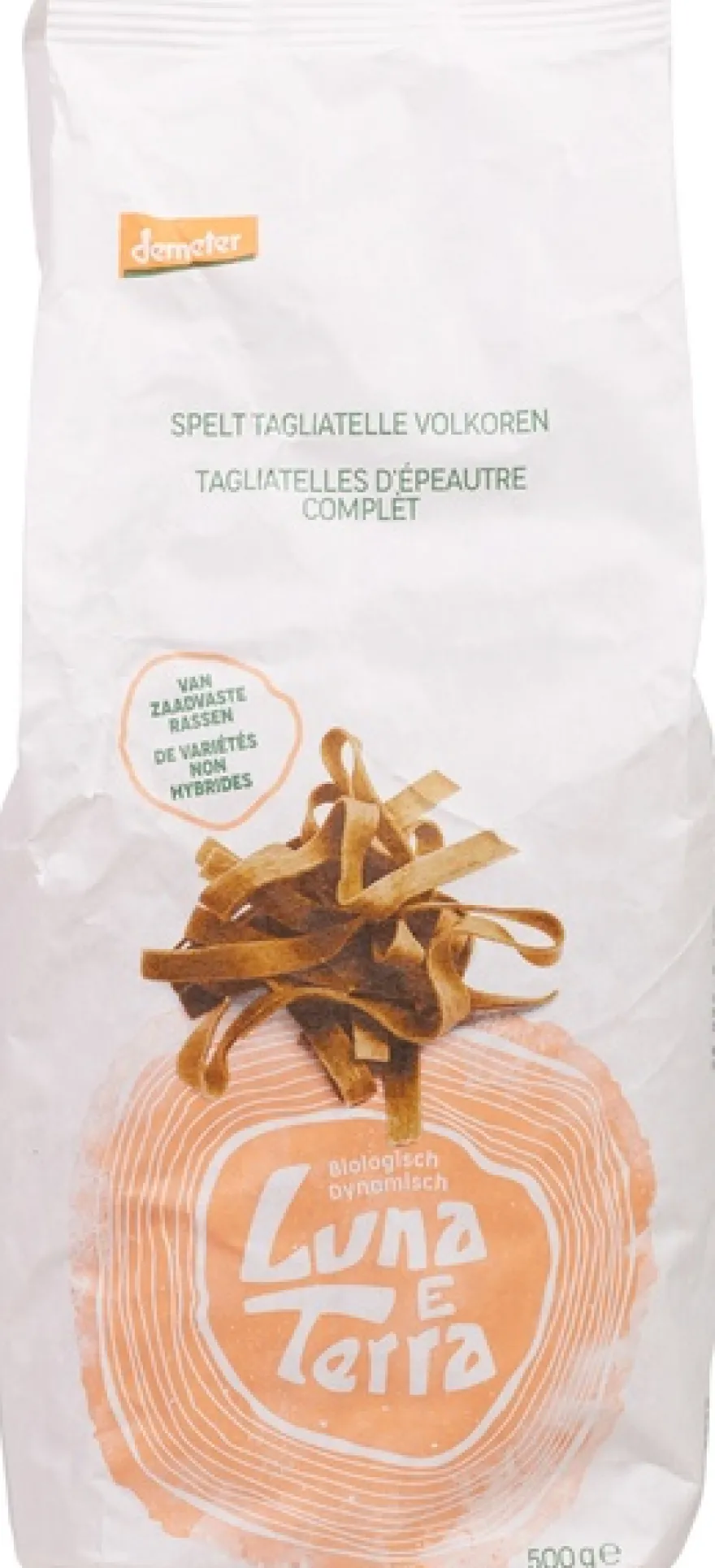 Luna E Terra Tagliatelle Spelt, Volkoren (500 gr)
