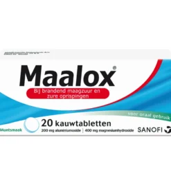 Maalox Maalox (20 kauwtabletten)
