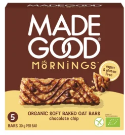 Made Good Mornings Chocolate Chip Soft Baked Oat Bars (5 stuks)