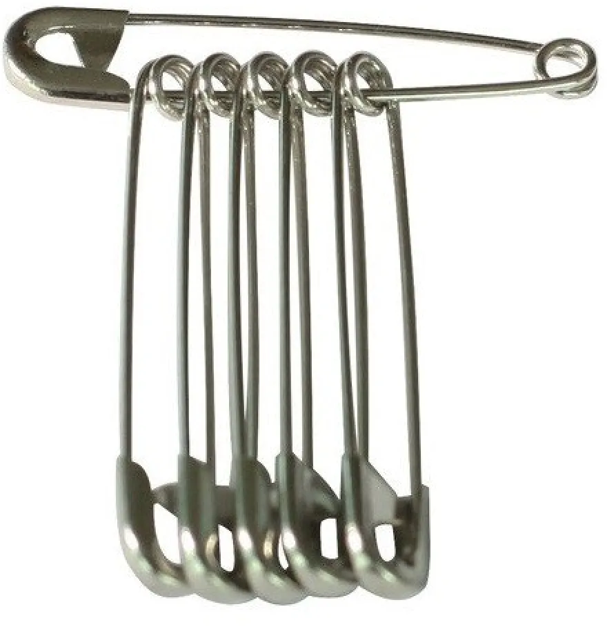 Mainit Veiligheidsspeld Recht 50mm (12 stuks)