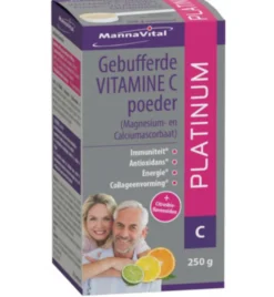 Mannavital Gebufferde vitamine C platinum (250 gr)
