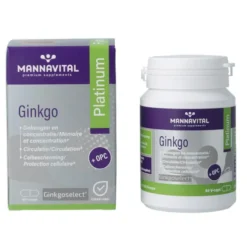 Mannavital Ginkgo Platinum (60 vega capsules)