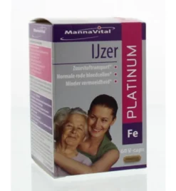 Mannavital IJzer platinum (60 capsules)