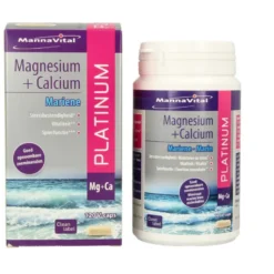 Mannavital Mariene magnesium + calcium pl atinum (120 vega capsules)