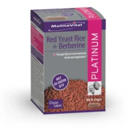 Mannavital Red Yeast Rice Berberine Platinum (60 vega capsules)