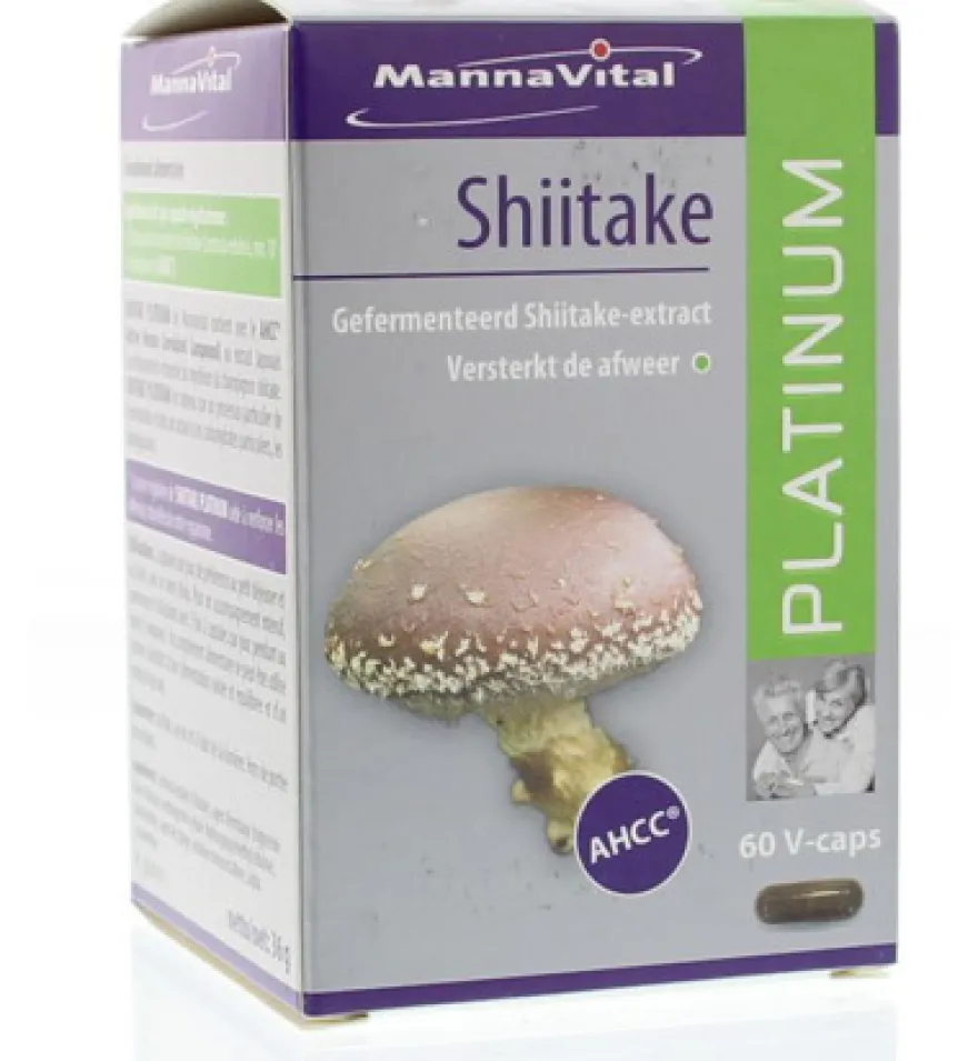 Mannavital Shiitake Platinum (60 capsules)