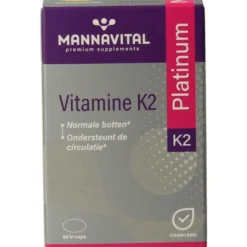 Mannavital Vitamine K2 (60 vega capsules)