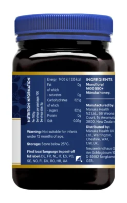 Manuka Health Honing Mgo 550+ (500 gr)