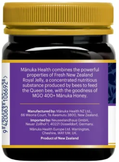 Manuka Health Royal Jelly Honing Mgo 400+ (250 gr)