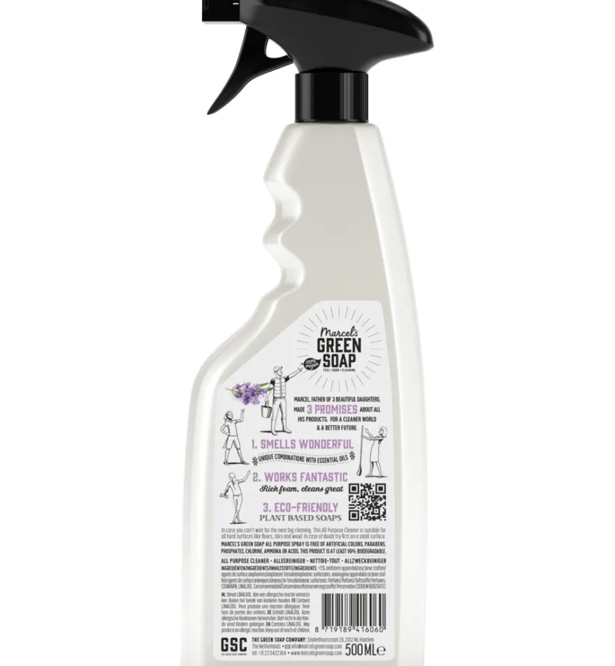 Marcel’s Green Soap Allesreiniger spray lavendel & rozemarijn (500 ml)