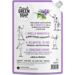 Marcel’s Green Soap Handzeep lavendel & rozemarijn Navulverpakking (1000 ml)