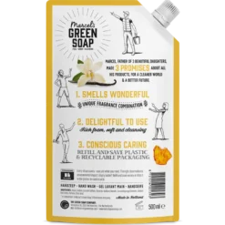 Marcel’s Green Soap Handzeep Vanille & Amber Navulling (500 ml)