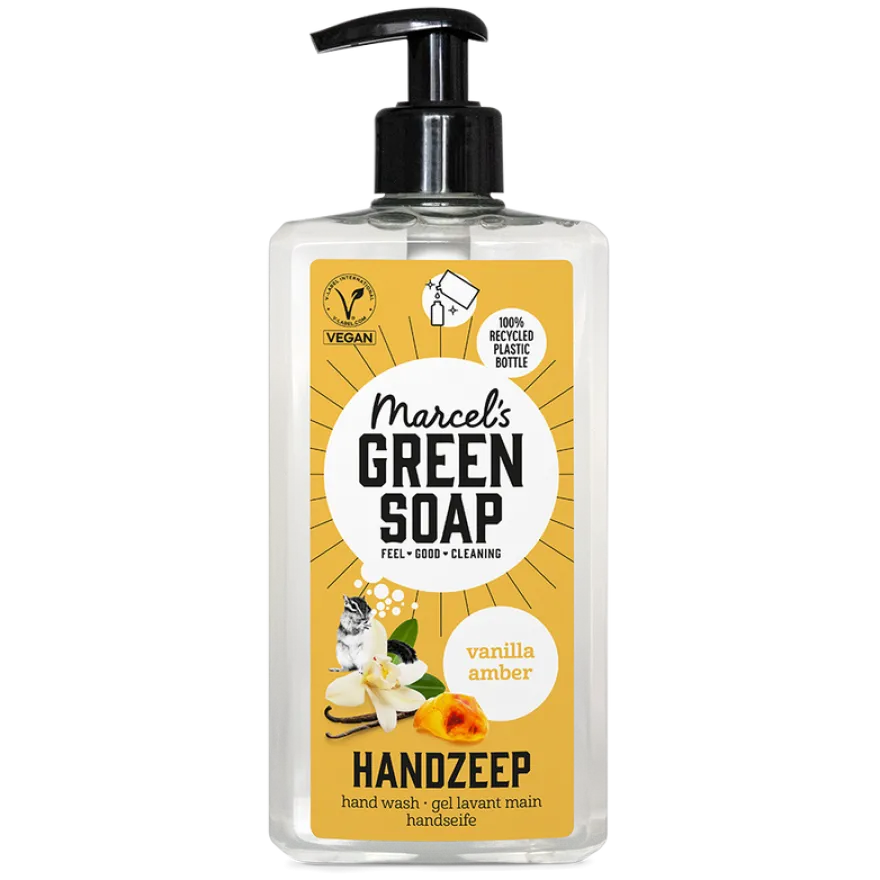 Marcel’s Green Soap Handzeep Vanille & Amber (500 ml)