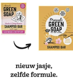 Marcel’s Green Soap Shampoo Bar Vanilla & Cherry (90 gr)