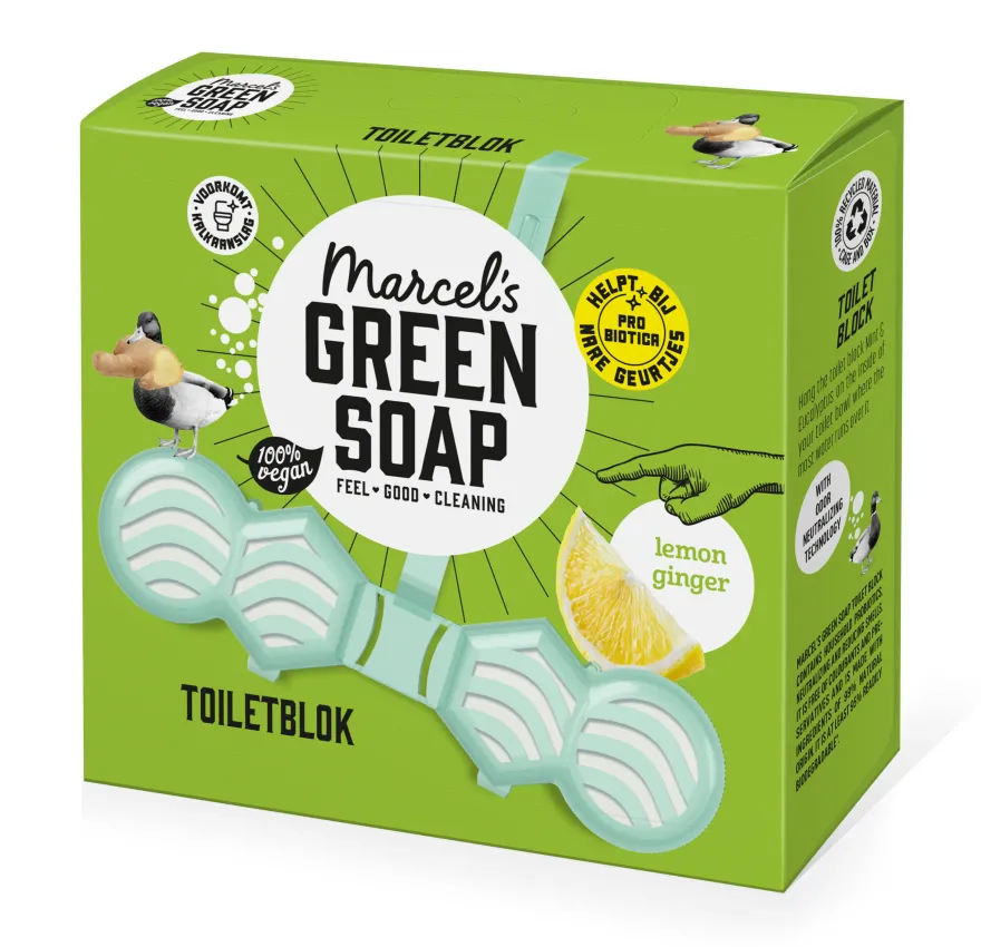 Marcel’s Green Soap Toiletblok Citroen & Gember (35 gr)