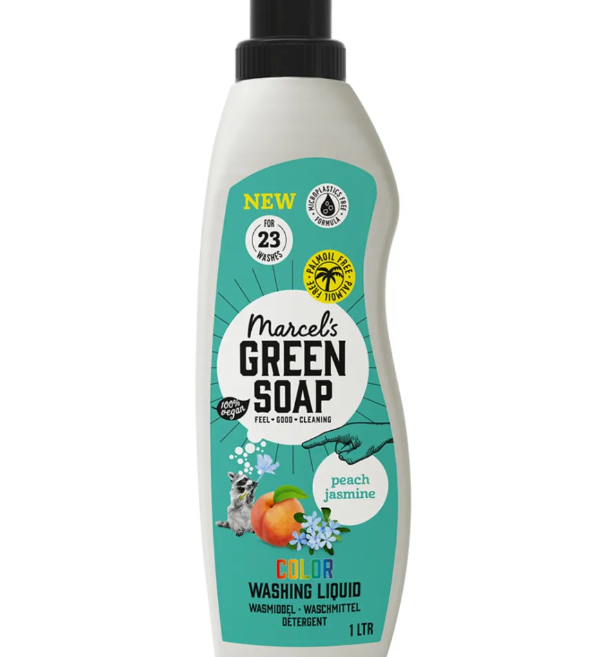 Marcel’s Green Soap Wasmiddel Kleur Peach & Jasmin (1000 ml)