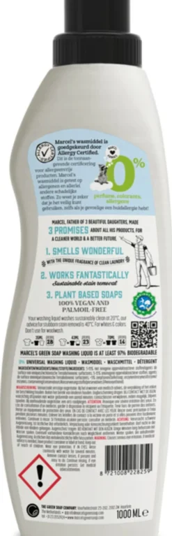 Marcel’s Green Soap Wasmiddel Universeel 0% (1000 ml)