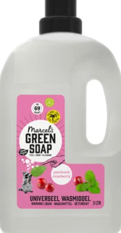 Marcel’s Green Soap Wasmiddel Universeel Patchouli & Cranberry (3000 ml)